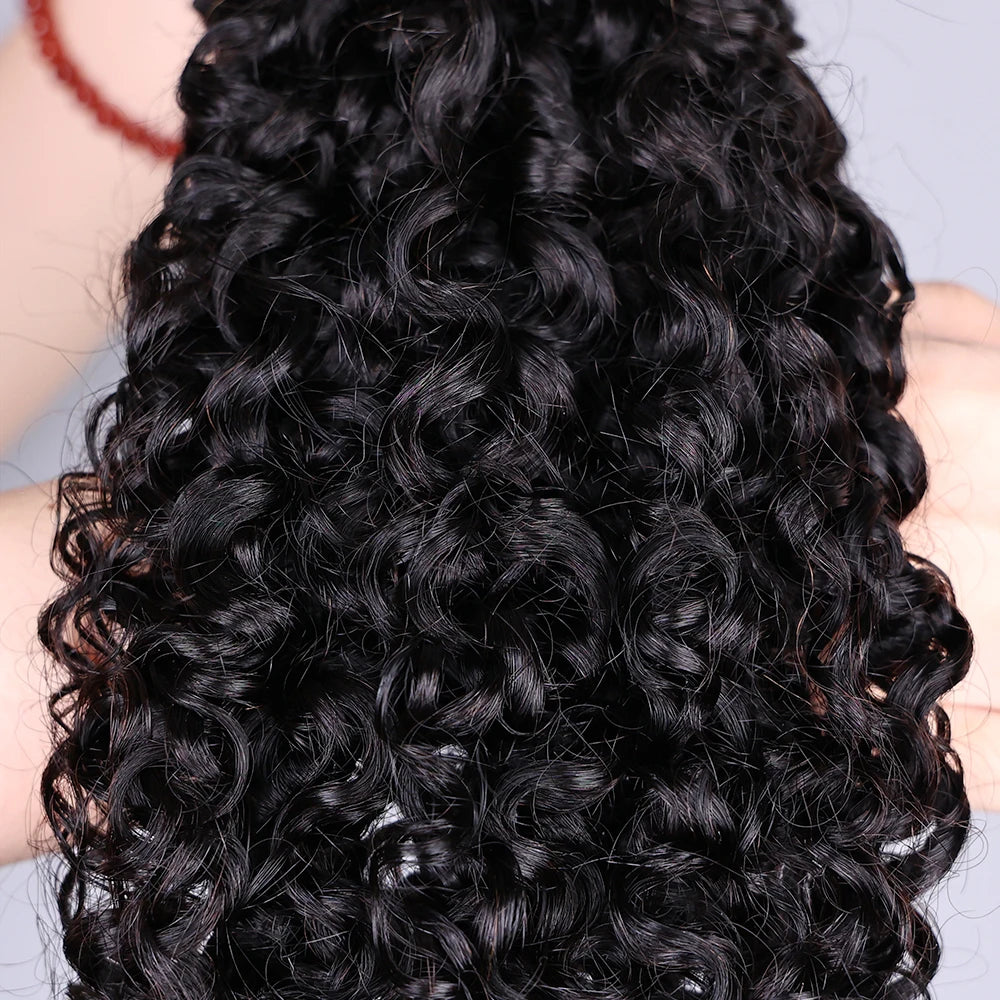 High Quality Pixie Curl Double Draw Indian Hair Bundles Wholesale Raw Virgin Curly Hair Bulk