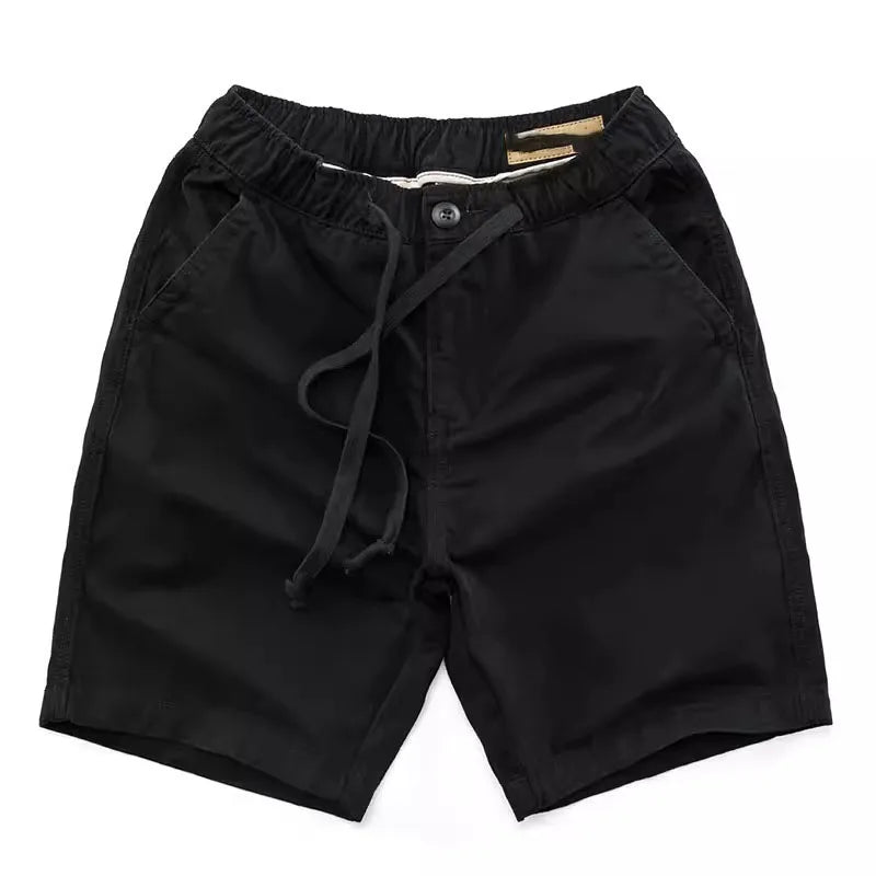 OEM Custom logo Embroidery Printed Design Summer Texture Men's Casual Shorts  Loose Wear-resistant Workwear Shorts 5-point Pants