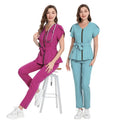 2026 New Nurses Scrubs Uniforms 2 Piece Suit Women Hospital Joggers Spandex Custom With Printed Design Scrubs Uniforms Sets