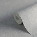 Germany Made Plain Textured Wallpaper Rolls Grey Blue Non Woven Vinyl Abrasion-Resistant for Living Room Bathroom Household
