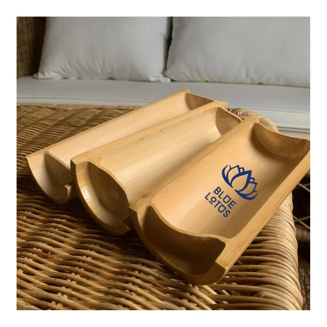 BEST SELLER: All-Natural Bamboo Tube Tray - AVAILABLE for Stunning & Sustainable Food Styling - BLUE LOTUS FARM