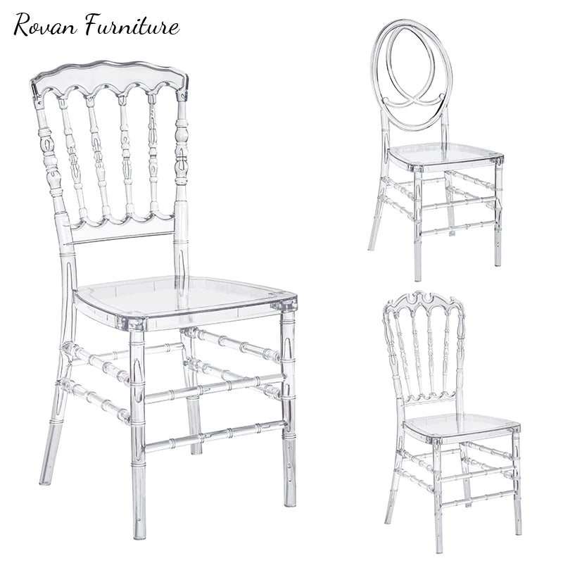 RTS TOP Wedding Girl Acrylic Chair and Stool Plastic Chairs for Events Wedding