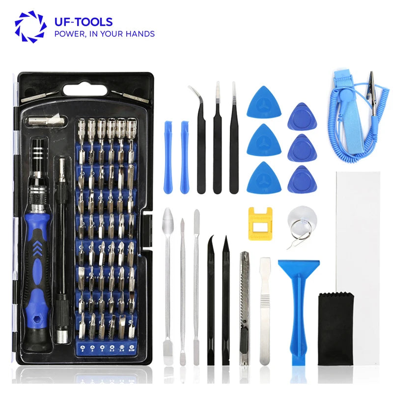 Youfutools 86 in 1 Cell Phone Repair Tools Screwdriver Set for Phone Repair Cell Phone Tablet PC