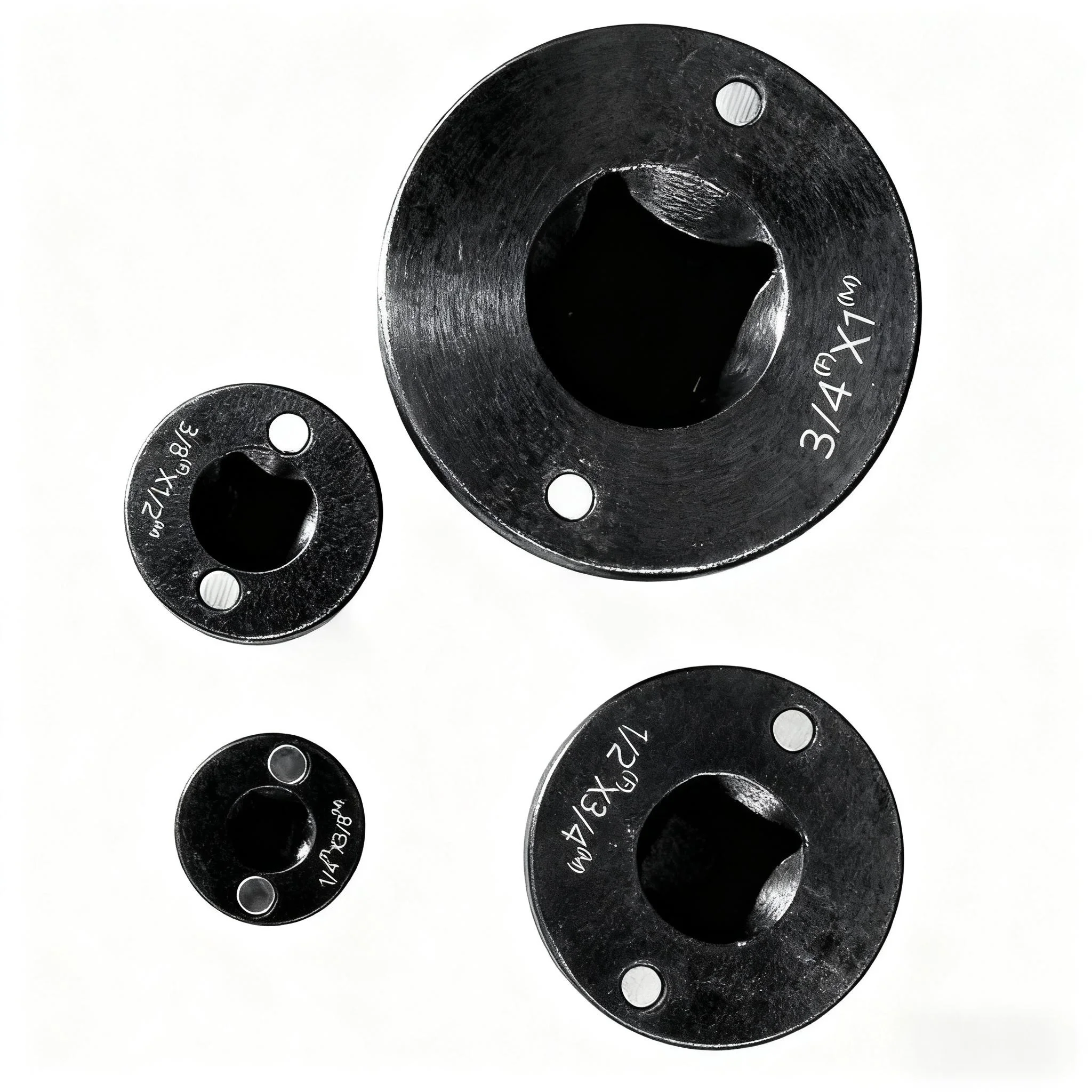 4 Piece Complete Impact Adapter Set Low Profile Construction for Tight Spaces Engine Repair and Equipment Maintenance Tasks OEM