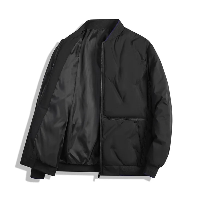 China Bangladesh Factory Price OEM Customized Logo Embroidery Mens Cotton Padded Thick Winter Casual Youth Winter Coat Jacket