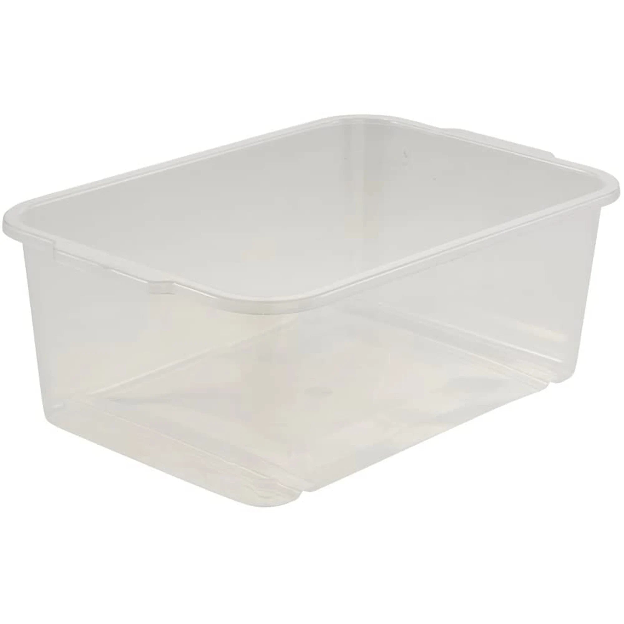 Storage box Durable plastic (PP) 4.5 l 30 x 20 x 11 cm Wilma Neutral transparent