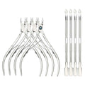 8-Piece Stainless Steel Nail Clipper Set Cuticle Trimmer Nipper Remover Cutter Pusher