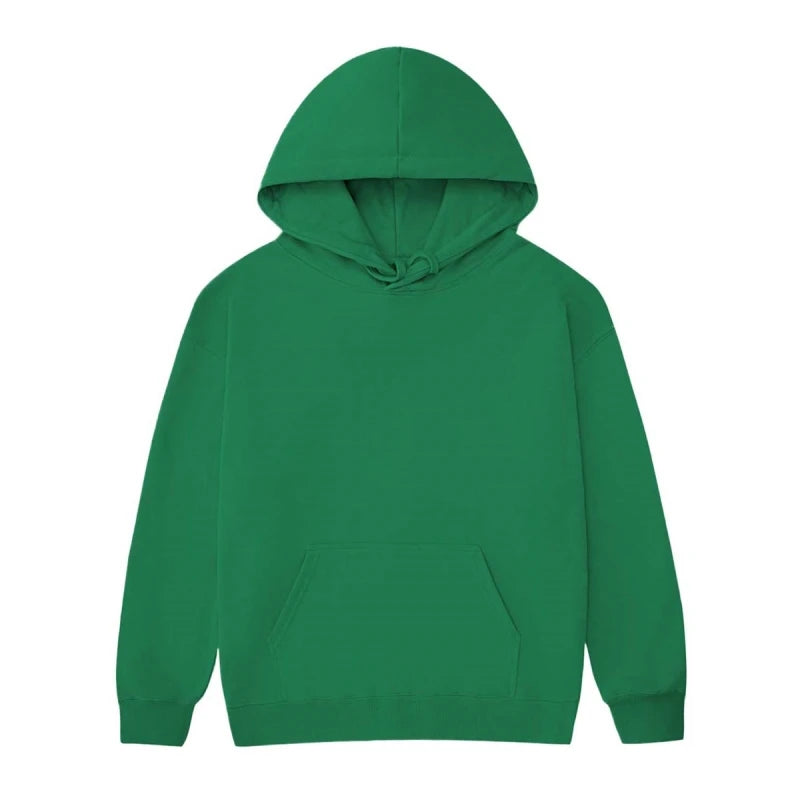 380 Gsm 100% Cotton Pullover Sweatshirt High Quality French Terry Heavyweight Brushed Hoodie for Men