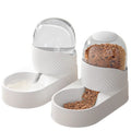2 Pack Designer Style Automatic Cat Feeders Automatic Dog Feeder With Water Bowl Dispenser Feeder and Cat Water Dispenser Carton