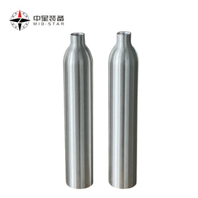 Hot Selling Portable EN ISO7866/DOT3AL Standard Co2 Gas Soda Cylinder 0.6L Aluminum Cylinder for Soda Maker