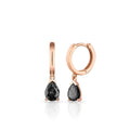 Azuris 925 Sterling Silver Fine Stud Earrings Mini Drop Zircon Rose Gold Wedding Gift Party Engagement Anniversary