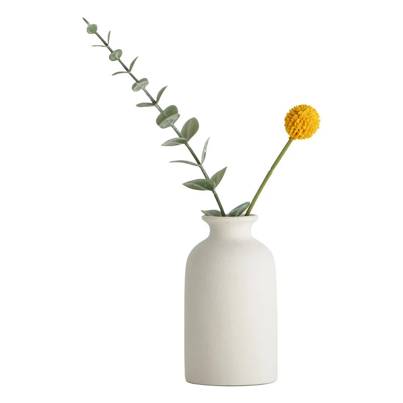 Matte-Finish Modern Ceramic Decoration Table Vases for Home and Hotel Use