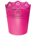 LACE flower pot dimensions (mm) 180x180x210 Fuchsia color