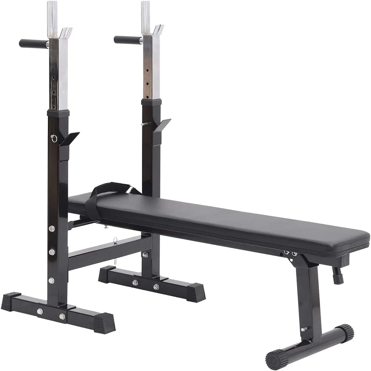 New Foldable Strength Training Press Barbell Bed Squat Rack Gym Weight Lifting Dumbbell Bench for Gym