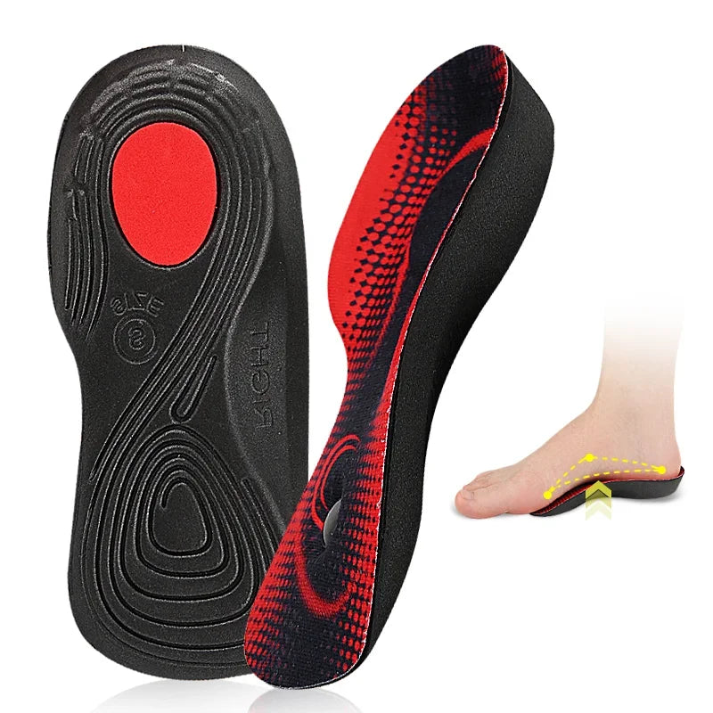 Melenlt 3/4 Orthotic Insoles with Magnetic Arch Support for Flat Feet & Heel Spur Pain Relief