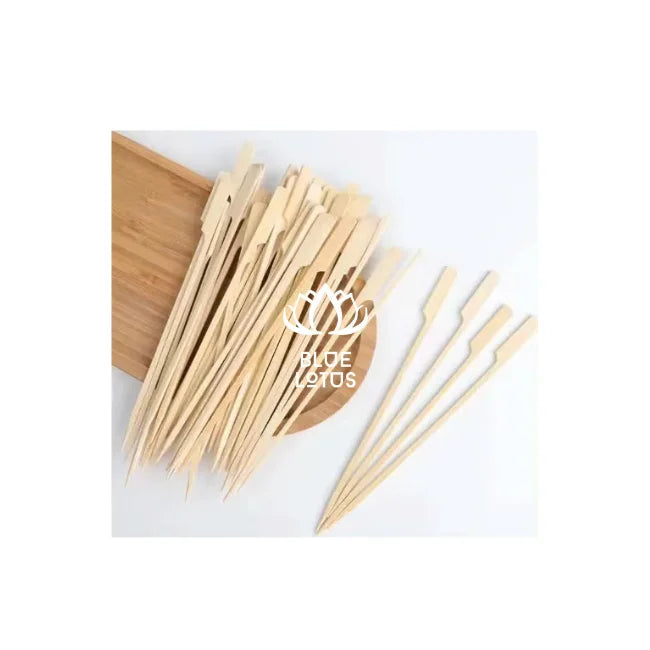 Party Decoration Bamboo Pick Stick with Flag for Appetizer Fruit Dessert Eco Friendly Disposable Cocktail Use