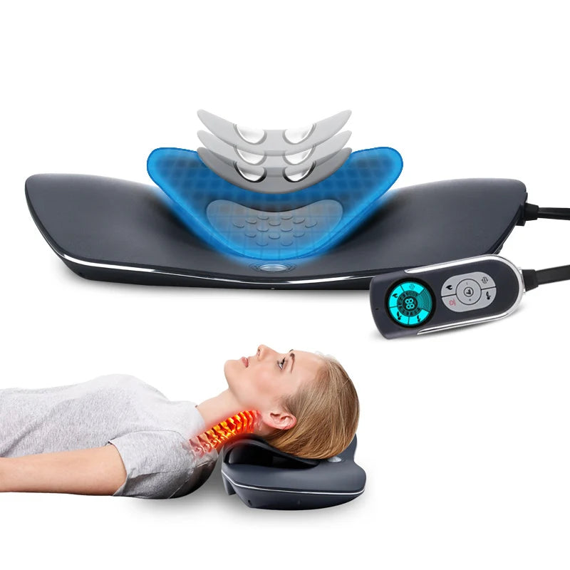 Alphay Invention New Cervical Neck Massager Machine Innovative Electric Pulse Neck Massager Massage Products