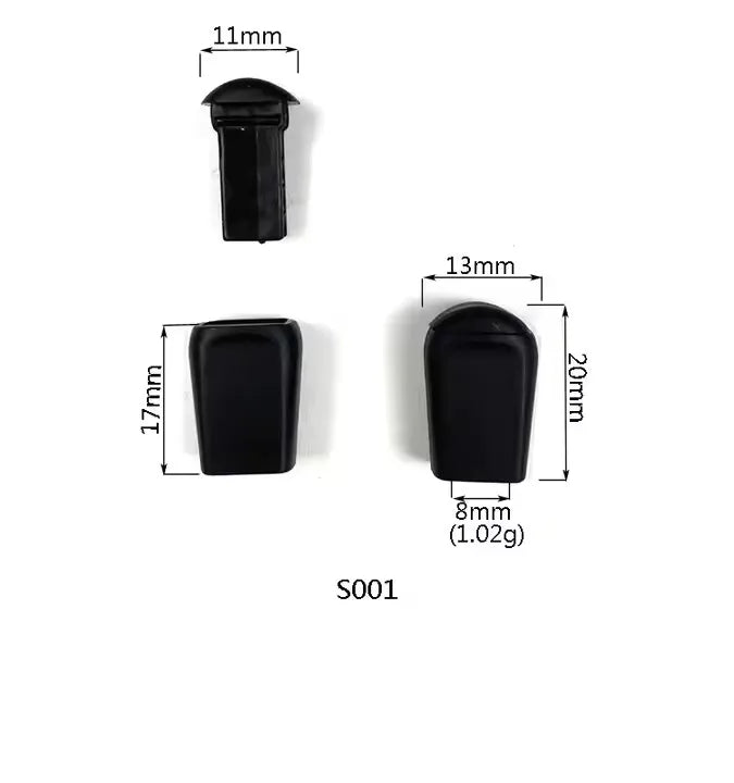 2020 New Eco-friendly ABS Plastic Strap Belt Ring Classic Rope Cord Lock Ends Stopper Clip Bag Accessories Customized Color Logo