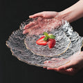 Exquisite European Style Glass Dinner Plates Golden Edge for Household Use Wedding Occasions Qiaoqi Brand Hebei Origin