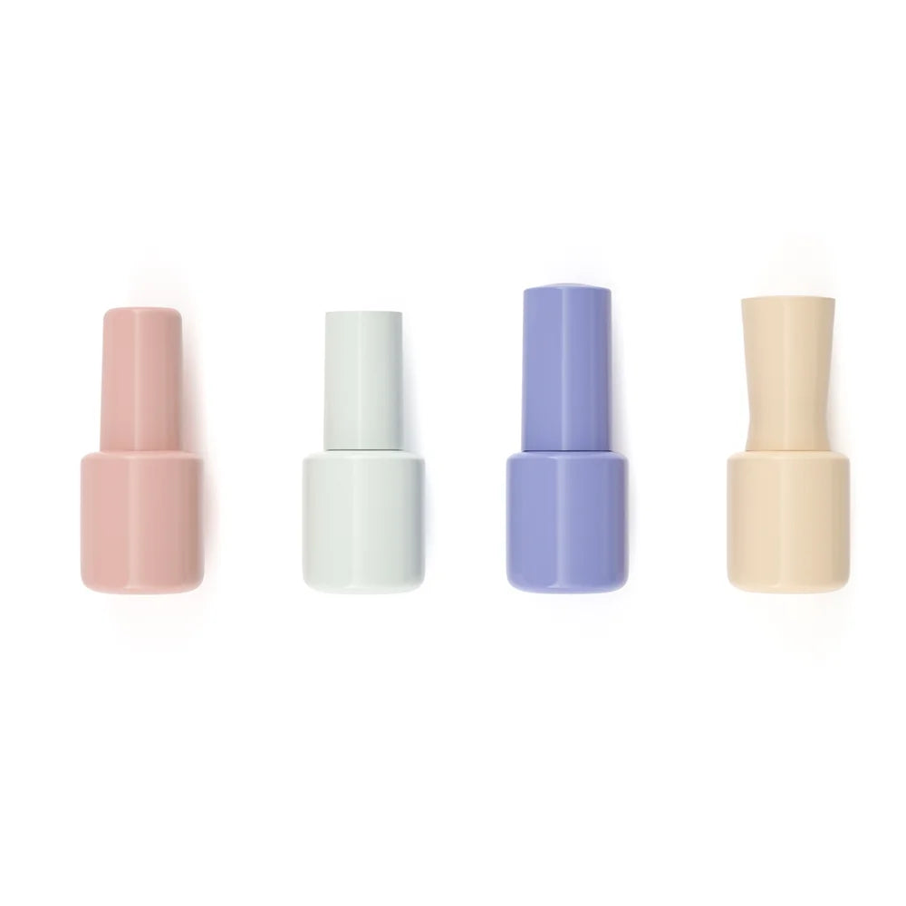 6ml OEM ODM Design Round Shape Small Cuticle Oils Empty UV Gel Nail Polish Bottle with Brush