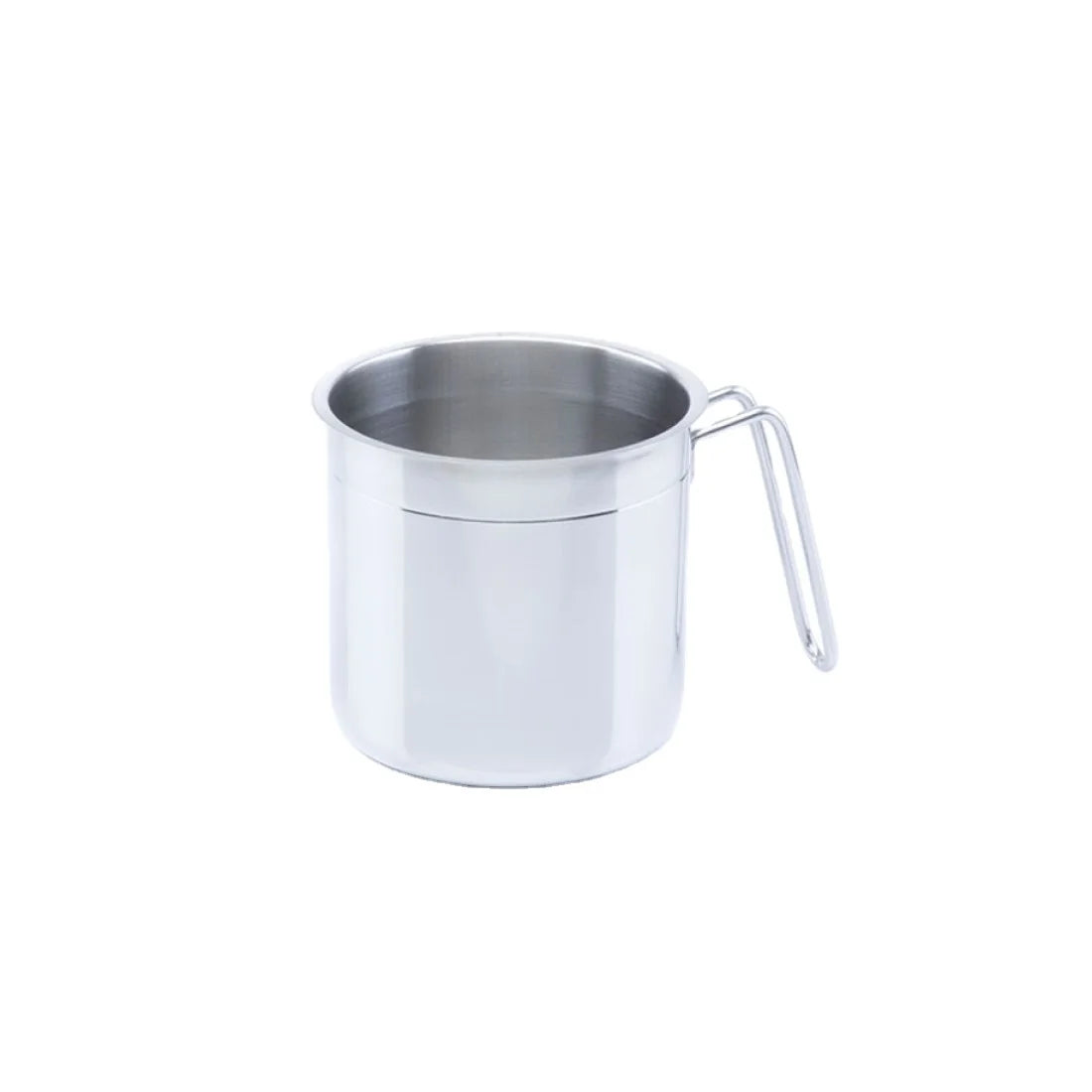 Tomatto Italian 2025 Stainless Steel AISI 430 Mirror Polished Eco-friendly Induction Ready Classic Stocked 1-Piece Milk Jug Wire