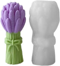 3D Tulip Bouquet Silicone Candle Molds Handmade Lavender Flower Soap Plaster Resin Crafts Mold DIY Chocolate Cake Baking Tools