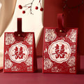 JUXINDA New High-End Wedding Candy Box Handheld Floral Candy Box Engagement Candy Storage Box Candy Gift Box.
