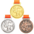 Wholesale Price Lowest MOQ Design Your Own Skating Medals 3D Gold Award Roller Skating Medal Custom Metal Sport Medallions