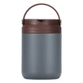 YATAI 600ML Vacuum Insulated 304 Stainless Steel Flask BPA Free with Handgrip Pattern for Hot Food Take Away and Water