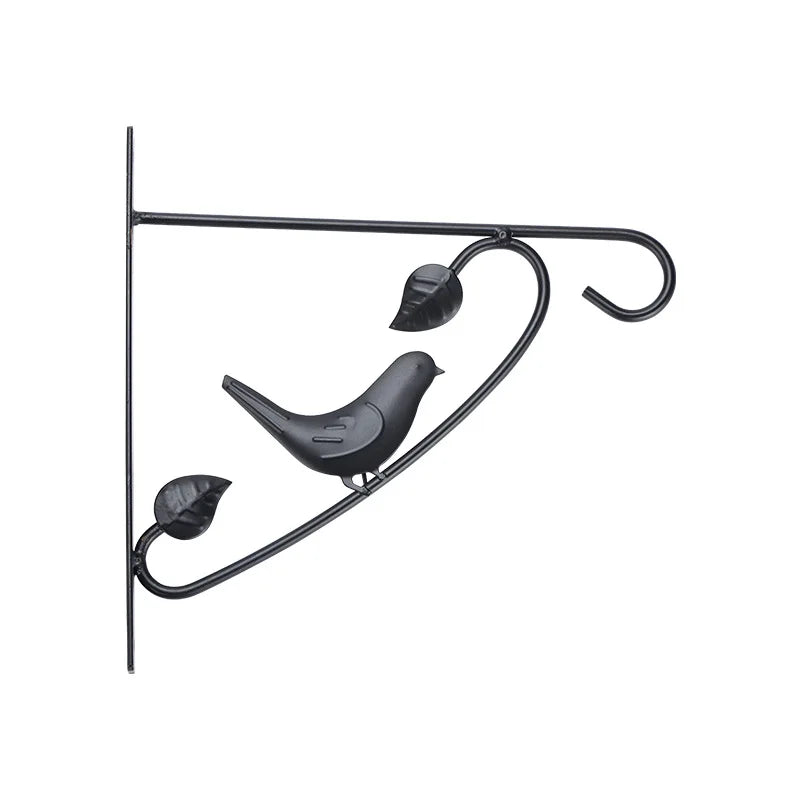 Bird Design Metal Bracket for Hanging Planters and Wind Chimes Decorative Bracket for Garden and Home for Hanging Baskets