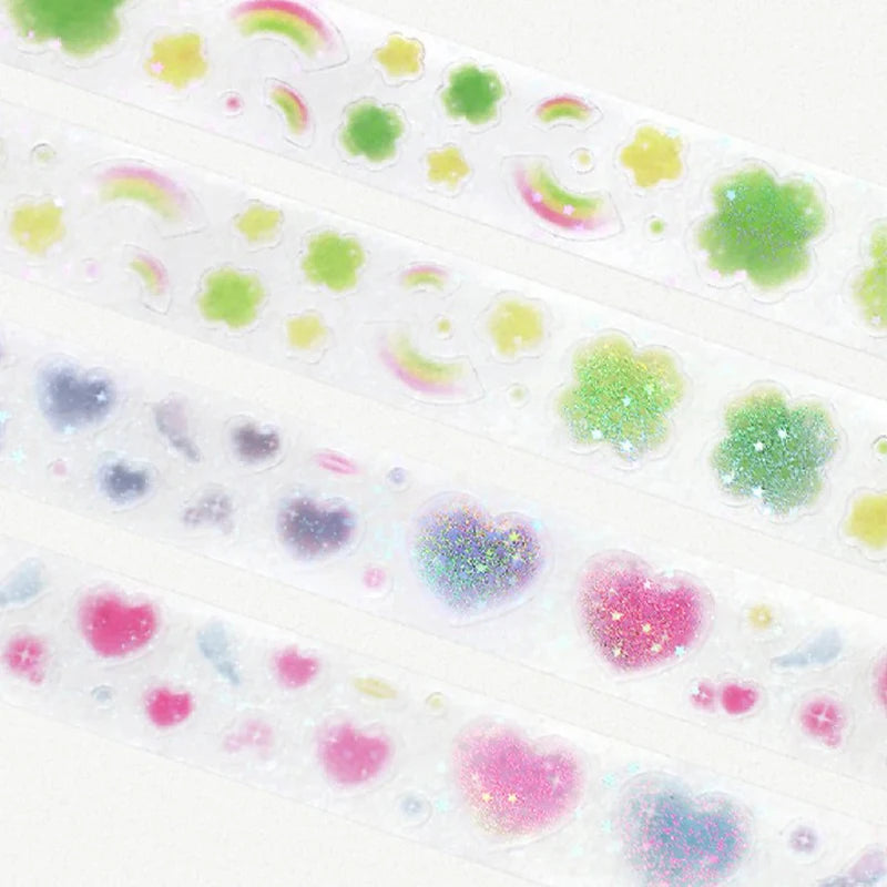 Customized Print  30Mm  Kiss Cut Matte Cute Kawaii Washi Tape