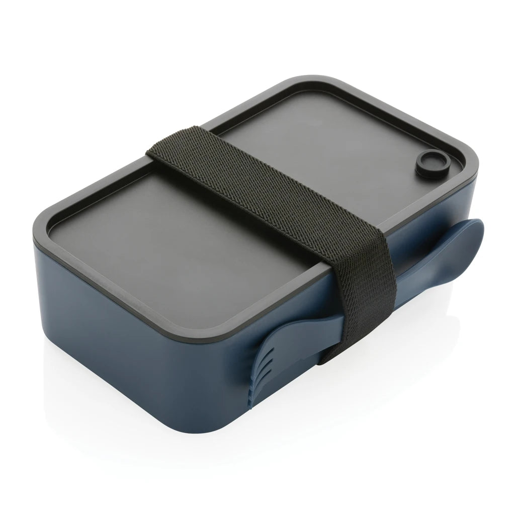 Merchandising 1.2L GRS Lunch Box with Fork Durable and Convenient for On-The-Go Meals