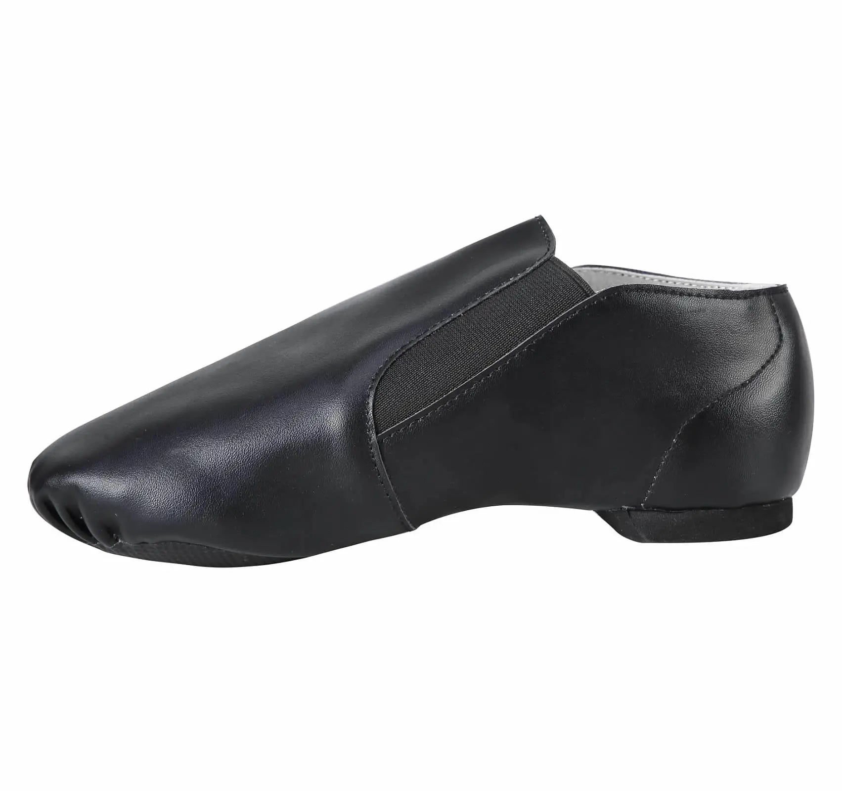 EU in Stock Wholesale Spot Non-slip Women's Leather Jazz Shoes Slit Slip-on Jazz Shoes Leather Jazz Shoes