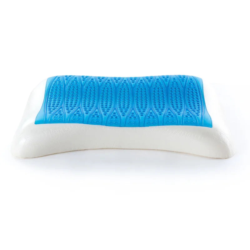 Neck Contour Pillow Memory Foam Cooling Gel Pillow