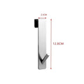 Wholesale Stainless Steel Over Glass Door Shower Door Back Shower Towel Rack S-Shape Bathroom Bathrobe Hanger Holder Hooks