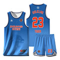 2024 Fashion New Design Men Basketball Jersey Custom Breathable Quickly Dry Reversible Basketball Uniform Set