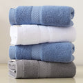 Teen Home Solid Color 100% Cotton Bath Towel-High Quality Hotel & Spa Premium Turkish Towels Soft & Absorbent
