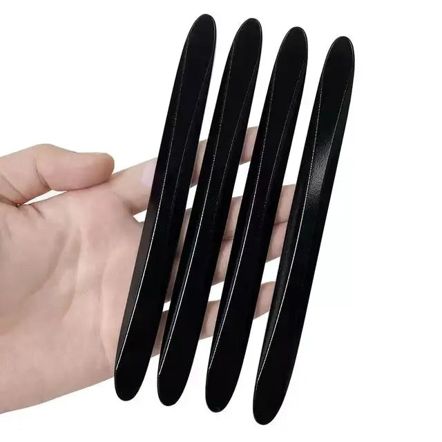 Black Anti-Collision Patch Bumper Guard Strip Anti-Scratch Bumper Protector Trim Universal for Cars SUV Pickup Truck MegaBDM