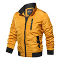 2025 Men Coats Spring Bomber Jacket Men Casual Slim Patchwork Windbreaker Jackets Male Outwear Zipper Thin Coat