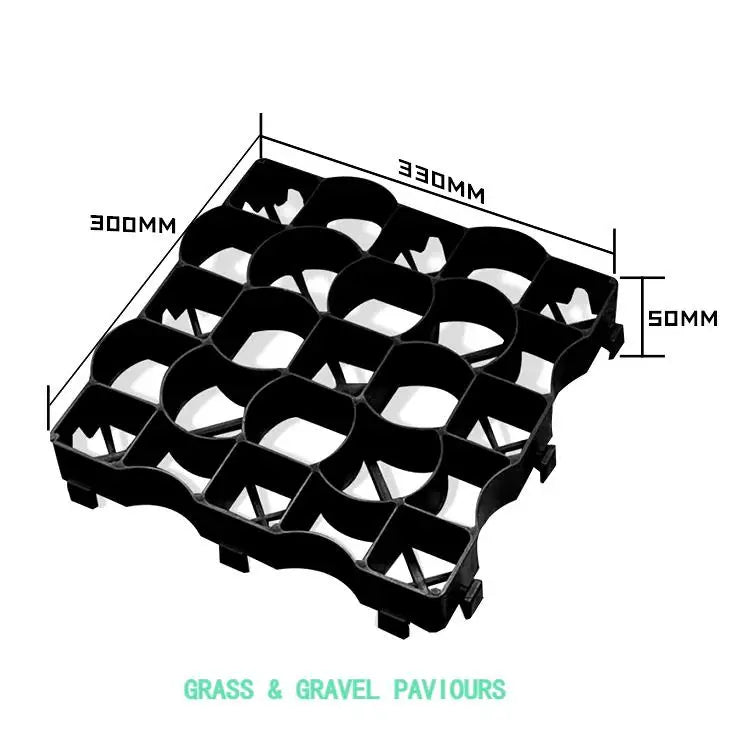 Modern Hot Selling Parking Lot Grass Grid for Mud Control Interlock System HDPE Material 50mm Grass Grid