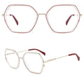 FEROCE Pentagon Acetate Anti-blue Light Glasses Wholesale Optical Eyeglasses Frame Eyewear Spectacles