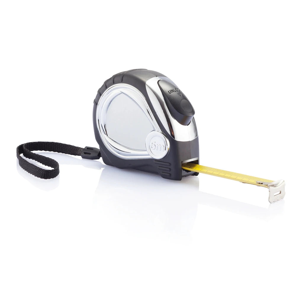 Chrome Auto Stop Flexometer Tape Measure for Accurate Measurements
