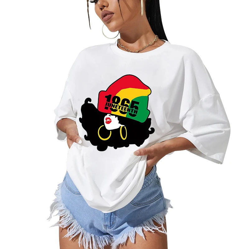 Custom Juneteenth Designs Iron on Screen Print Transfers Designs Ready to Press Iron on Vinyl DTF Ready to Press for T-Shirt