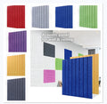 Custom Decorative Sound Absorption PET FELT Acoustic Wall Panel with V-groove Design