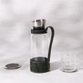 Modern Dark Green Cow Hair Tea Set with One Pot Two Cups & Water Jug Wholesale Hotel Coffee Pot Teapot Kettle