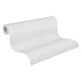 Made in Germany - Coatable Wallpaper rolls Plain Colour Paintable White Non Woven Vinyl Wallpaper for painting - 2500 x 106 m