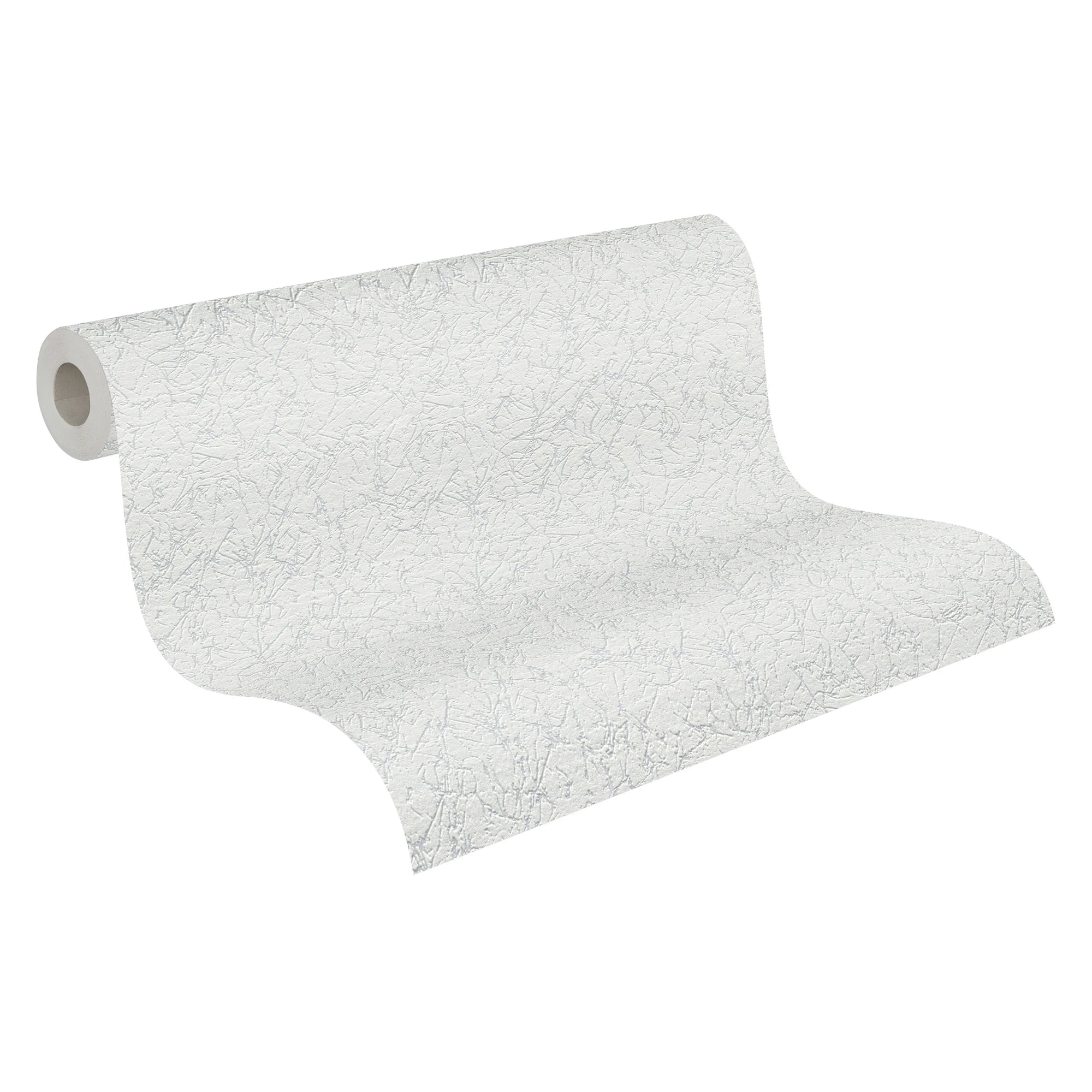 Made in Germany - Coatable Wallpaper rolls Plain Colour Paintable White Non Woven Vinyl Wallpaper for painting - 2500 x 106 m