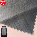 0.3mm Grey Rhombus Lattice 100% Nylon Taffeta Fabric Lightweight Waterproof Breathable Lining Fabric for Clothing Bags Coat