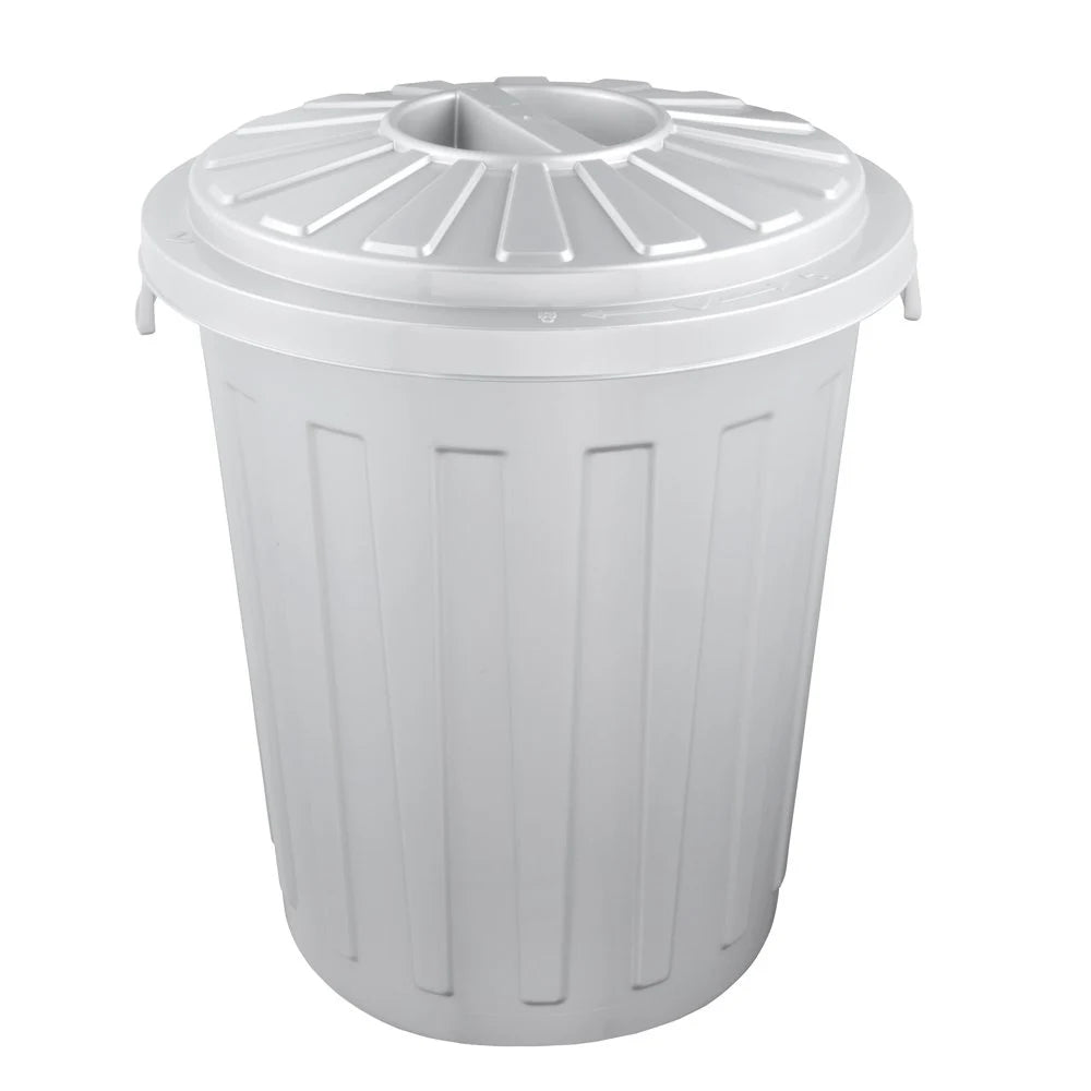 Multipurpose waste bin/bin with lockable lid Large Durable plastic (PP) 23 l Mats Silver