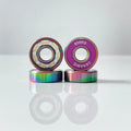 608RS Rainbow Titanium Ceramic Bearing ABEC-11 Speed Cream for Scooter Skateboard Longboard OEM logo High Quality Custom Package